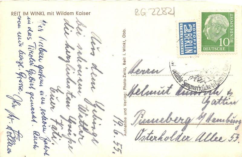 BG22821 reit im winkl mit wildem kaiser  germany  CPSM 14x9cm