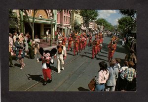 CA Disneyland Mickey Mouse Parade Amusement Park Anaheim California Postcard