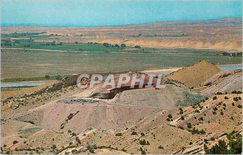 Postcard Modern Jensen Northeastern Utah Victors'Center and Fossil Quarry Din...