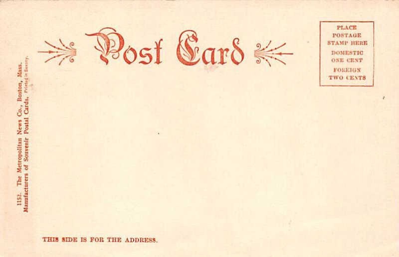 Pawtucket Rhode Island RI Post Office Postcard UNDB