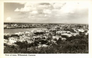 curacao, WILLEMSTAD, View of Town (1950s) Cunard White Star Line Postcard