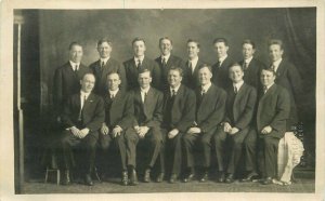 C-1910 Wando Nebraska Shubert Chorus Men Group RPPC Photo Postcard 20-8056