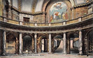 Memorial Hall, State House, Boston, Massachusetts, Early Postcard, Unused