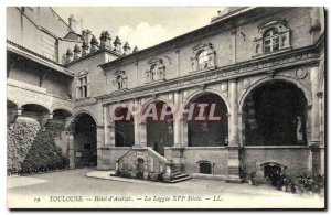 Postcard Old Toulouse Hotel D & # 39Assezat La Loggia