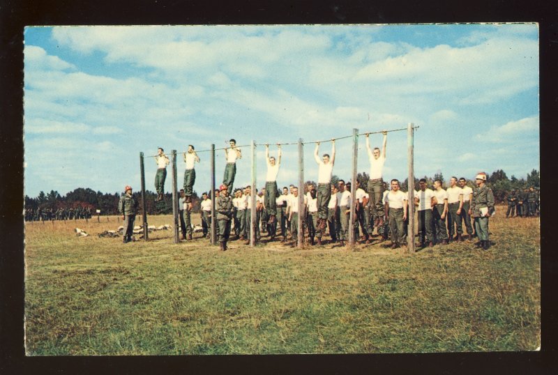 Fort Dix, New Jersey/NJ Postcard, Recruits At Basic Training Exercise