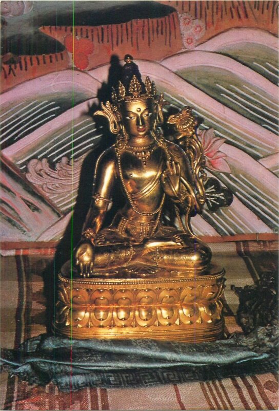 Mongolia White Tara Buddhism Art Museum Ulan Bator postcard