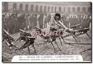 Old Postcard Musee De L Armee Country 1914 1915 German machine guns taken in ...