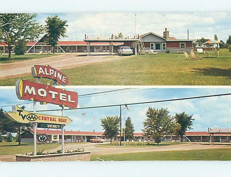 Pre-1980 ALPINE MOTEL Gaylord Michigan MI M4933