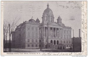 Exterior, Onondaga County Court House, Syracuse,  New York, PU_1907