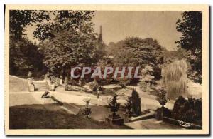 Old Postcard Le Cateau Garden View Fenelon Approval