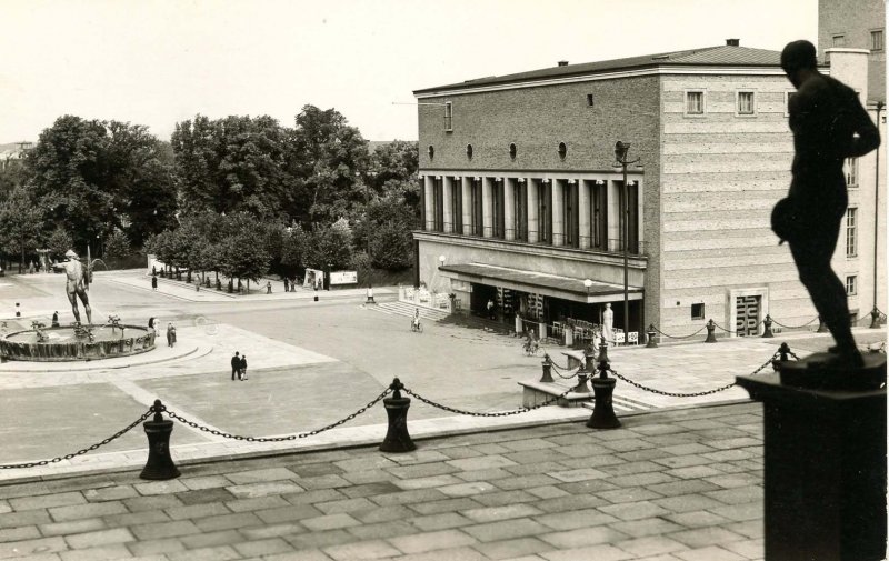 Sweden -  Gothenburg. View from Gothenburg Museum of Art       RPPC