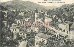 Old Postcard Royat les Bains Auvergne Picturesque Vue Generale