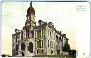 c1910s Mankato, MN Blue Earth Co Courthouse Masonry Architecture Postcard A158