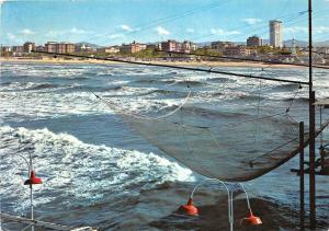 BG6599 rimini mareggiata  fishing peche  italy