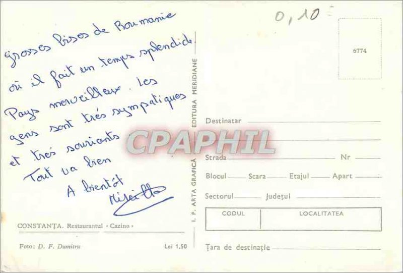 Postcard Modern Constatnta Restaurant Cazino