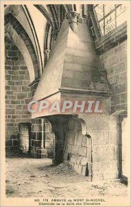 Postcard Abbey of Mont St Michel Chimney of the Knights Hall