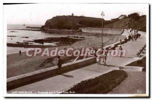 Old Postcard Saint Jean de Luz Promenade Pointe Sainte Barbe to