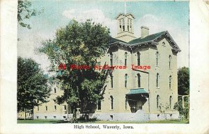 IA, Waverly, Iowa, High School Building, Exterior View, 1910 PM