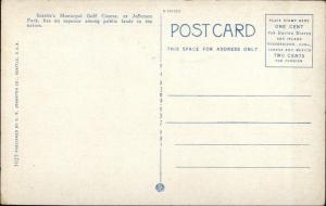 Seattle WA Municipal Golf Links c1920 Postcard