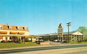 Wilmington, DE Delaware TALLY-HO MOTOR LODGE~RESTAURANT Roadside Motel Postcard