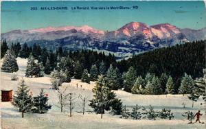 CPA AIX-les-BAINS Le Revard Vue vers le Mont-Blanc (681621)