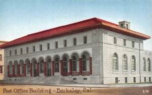 BERKELEY, CA California  POST OFFICE BUILDING    c1910's Postcard