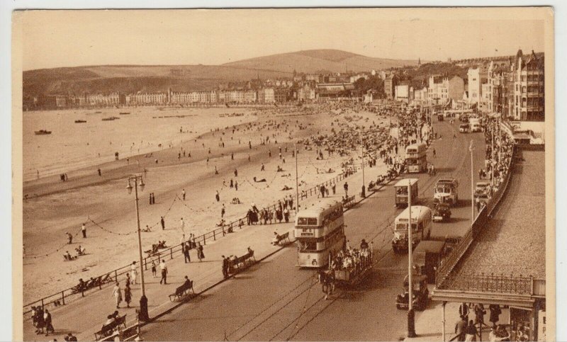 Isle Of Man; Douglas, The Central Promenade, V5606 PPC, To R Jackson, Crumpsall 