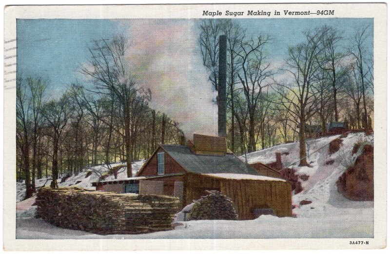 Maple Sugar Making In Vermont