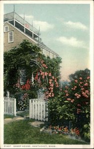 Nantucket Mass MA Sharp House Detroit Publishing No. 81497 Vintage Postcard