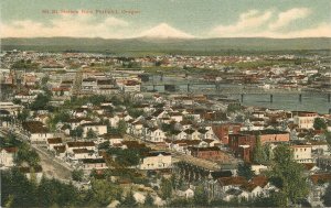 Postcard C-1910 Oregon Portland Mt. St Helens Birdseye Sprouse & Sons 22-14225