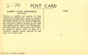 Famous People - Robert Louis Stevenson