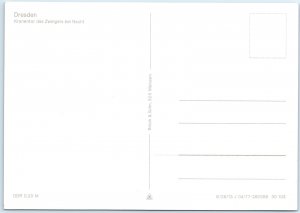 c1970s Dresden Germany Zwinger Palace Night View River Reflection Chrome 4x6 M25