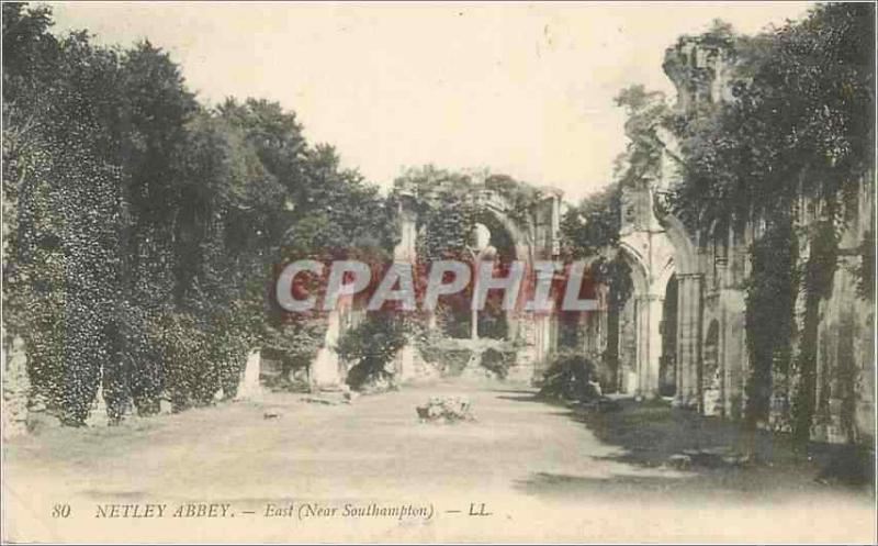  Vintage Postcard Netley abbey east (Near Southampton)