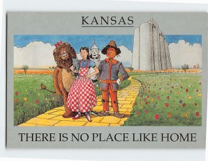 Postcard There Is No Place Like Home, Kansas