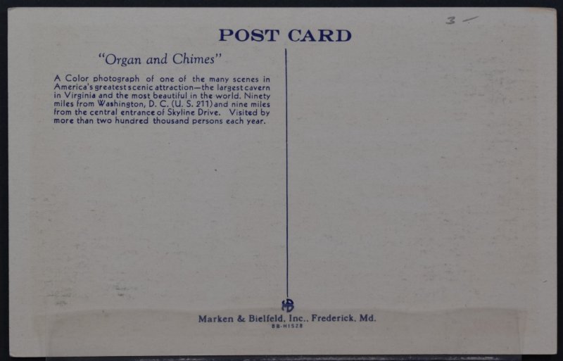 Luray Caverns, VA - Organ and Chimes