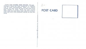 Cape Cod Room The Drake Chicago Illinois Postcard