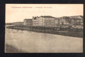 040184 POLAND PRZEMYSL Quay view Vintage PC