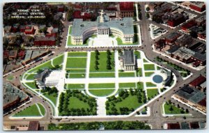 Postcard - Aerial View Of Civic Center - Denver, Colorado