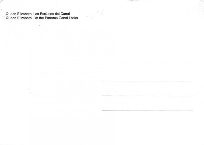 Queen Elizabeth 2 Cunard Line Ship Unused 