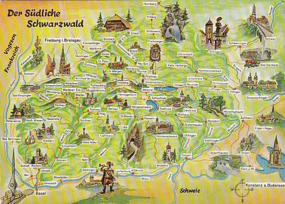Map of Der Suedliche Schwarzwald