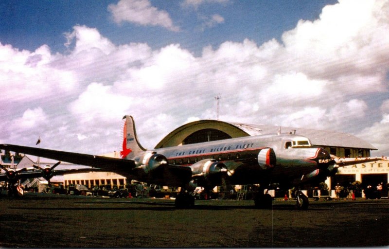 Eastern Airlines Douglas DC-4 At Miami INternational Airport 1947
