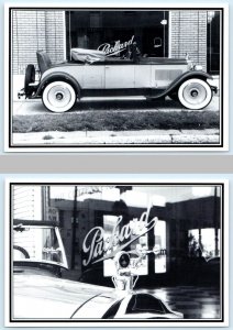 2 Postcards DAYTON, Ohio OH ~ Citizens Motorcar Co. PACKARD MUSEUM Cars 4x6