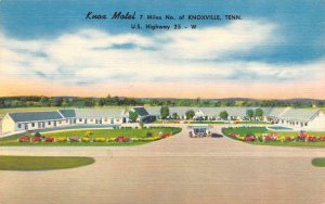 KNOXVILLE, TN Tennessee  KNOX MOTEL~Clarence Poer  ROADSIDE  c1950's Postcard