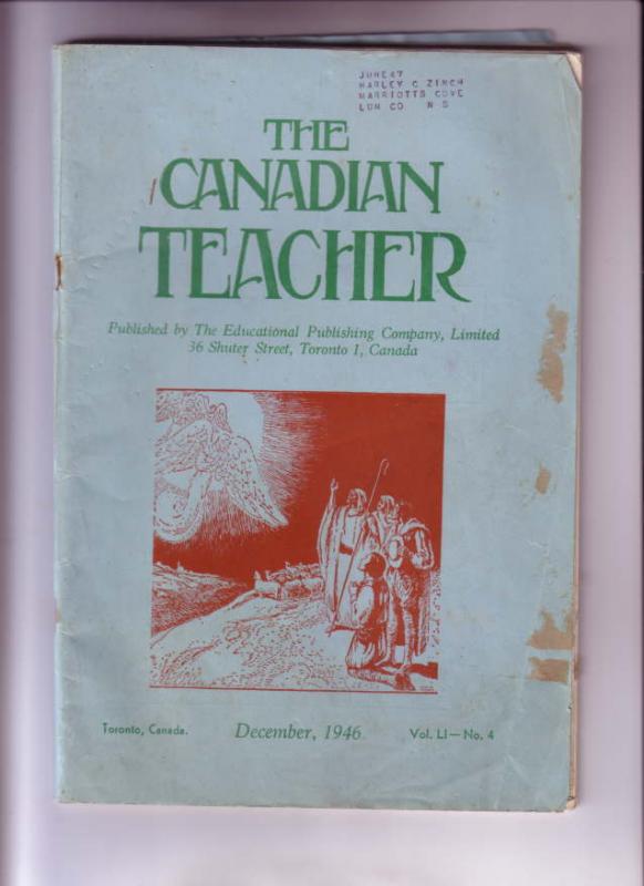 The Canadian Teacher, Duplicating Transparentes Pages, Lots of Christmas, 1946