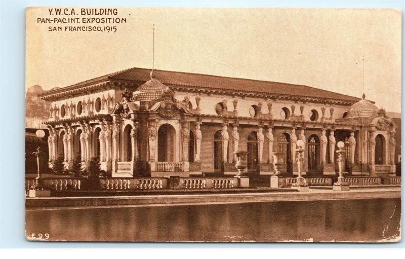 Panama-Pacific International Exposition San Francisco YWCA Building Postcard D22