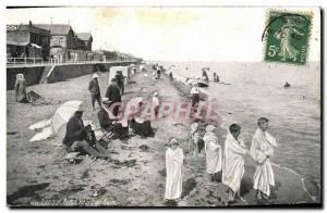 Old Postcard Luc On the sea & # 39heure bath