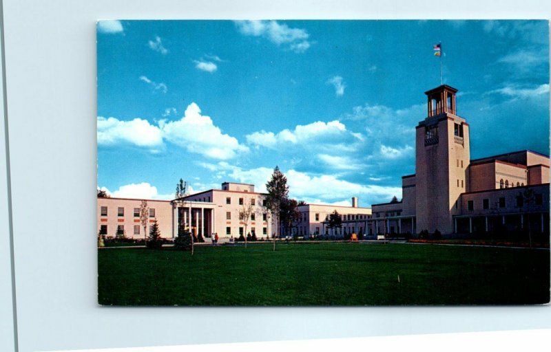 Postcard - New Mexico State Capitol at Santa Fe The City Different, New Mexico 