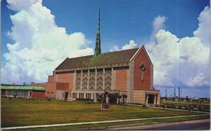 Moody Memorial First Methodist Church Galveston Texas Chrome Postcard C078