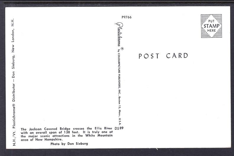 Jackson Covered Bridge,White Mts,NH