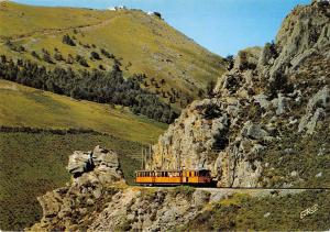 BR56277 la rhune le train a cremaillere chemin de fer train railway